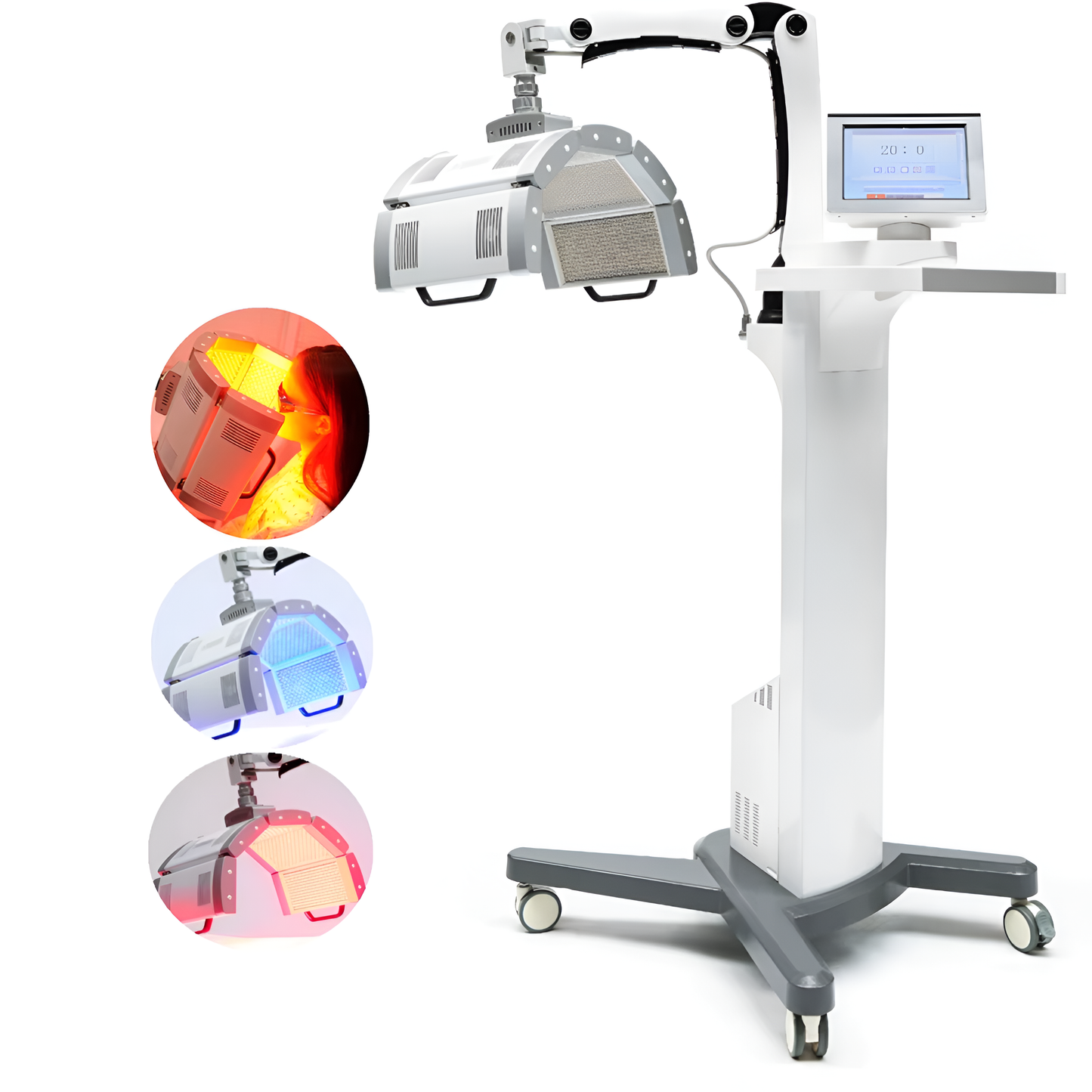KN-7000A Multi-Wavelength LED Light Therapy Panel — Red, Blue & Yellow Light — PDT Technology
